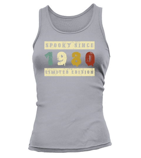 Halloween Spooky Since 1980 Retro Birth Year Tank top Woman