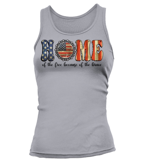 HOME Patriotic USA 4th of July Vintage Design Tank top Woman