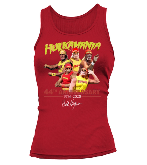 Hulkamania 44th Anniversary 1976-2020 Signature shirt Tank top Woman