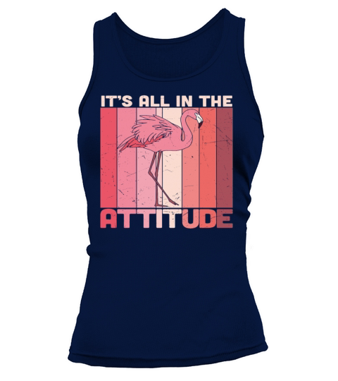 Its All In The Attitude Flamingo Tank top Woman