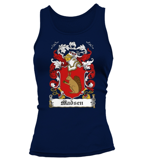 Madsen Family Crest Danish Family Crests Tank top Woman