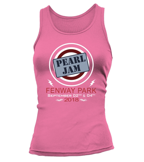 Pearl Jam 2018 Fenway Park Concert Tank top Woman