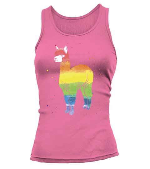 Queer Pride Llama Enthusiast LGBTQ Gay Rights Tank top Woman