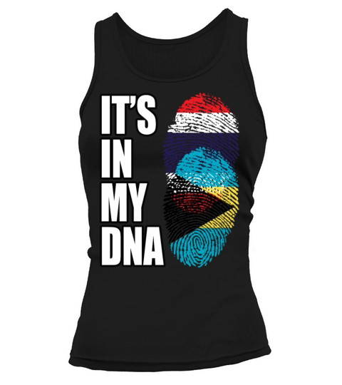 Thai And Bahamian Vintage Heritage DNA Flag Tank top Woman