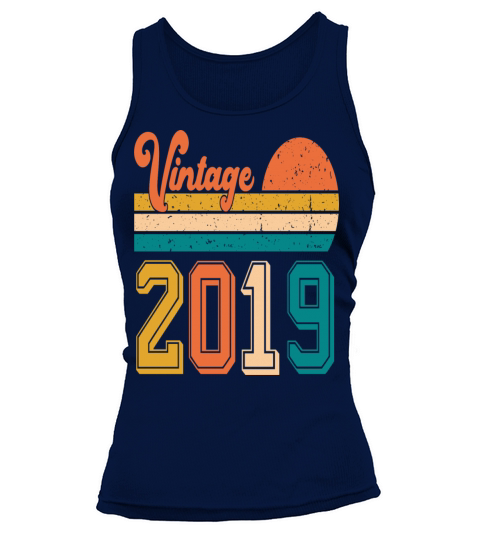 Vintage 2019 birthday gift Tank top Woman