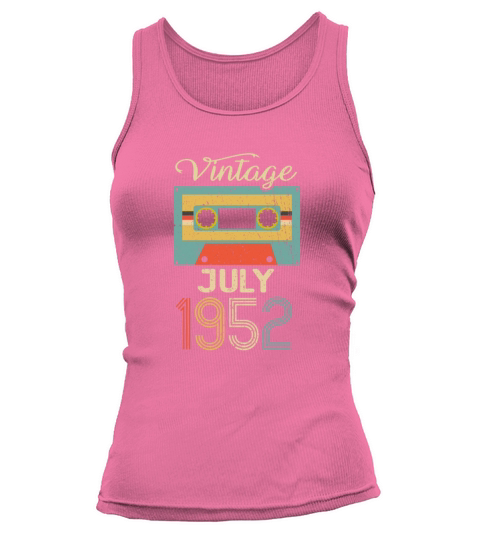 Vintage July 1952 70th Birthday 70 Year Gift Tank top Woman