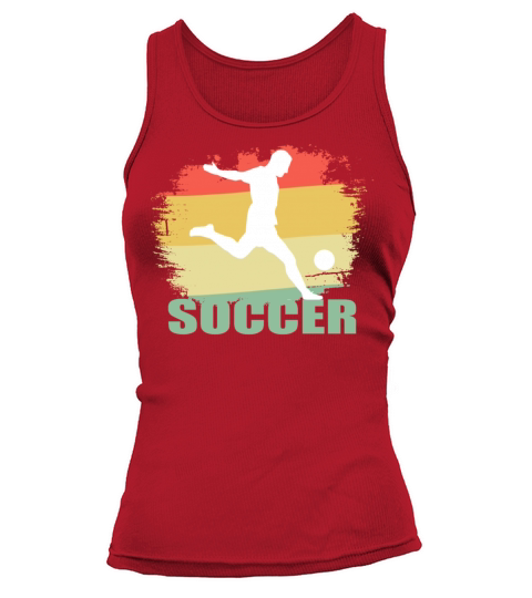 Vintage Soccer Tee Tank top Woman