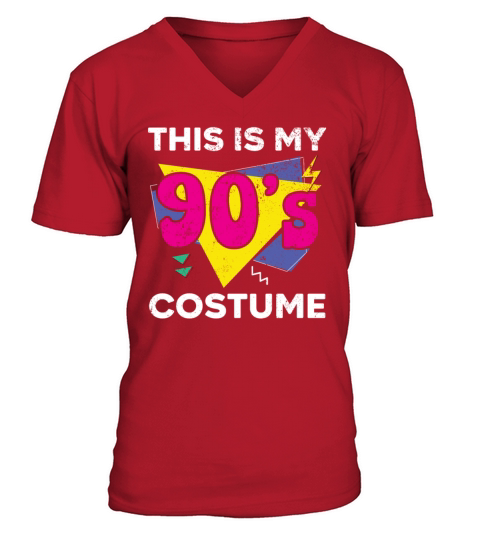 90s Vibe 1990 Vintage Nineties This Is My 90s V-Neck T-shirt