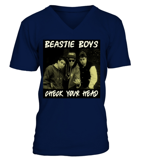BEASTIE BOYS CHECK YOUR HEAD V-Neck T-shirt