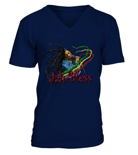 Bob Marley V-Neck T-shirt