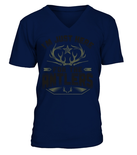 Buck Deer Hunting Hunter Vintage V-Neck T-shirt