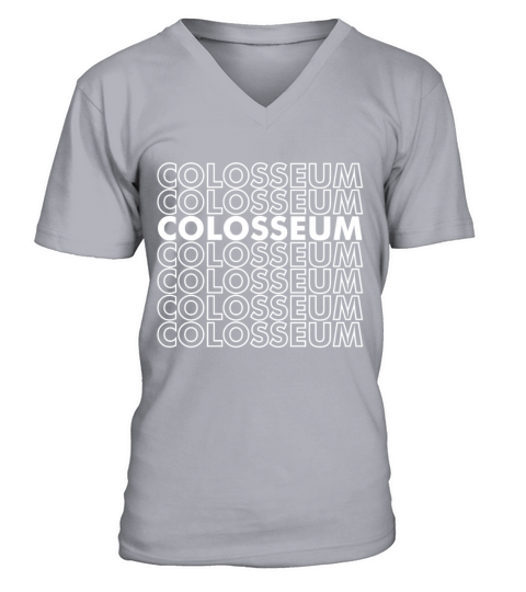 Colosseum Retro Rome Vintage Italy Romans V-Neck T-shirt