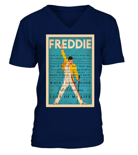 Freddie Mercury - Baby Onesie V-Neck T-shirt