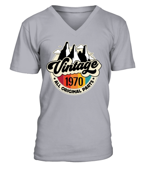 Funny Birthday Born in 1970 Limited Edition V-Neck T-shirt