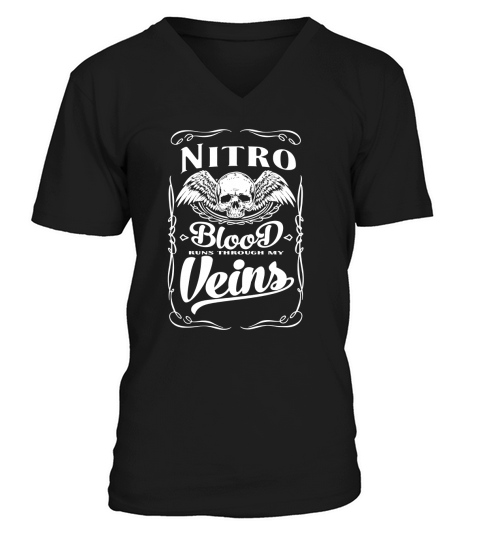 Happy To Be Nitro Tshirt V-Neck T-shirt