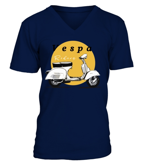 ITALIA VESPA SCOOTER T SHIRT V-Neck T-shirt