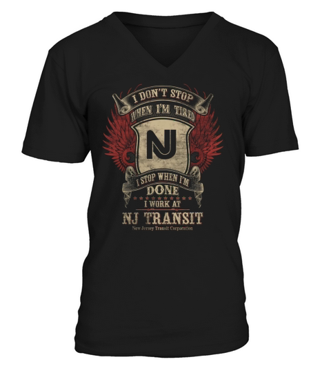 New Jersey Transit Corporation V-Neck T-shirt