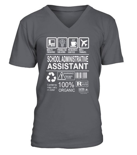 SCHOOL ADMINISTRATIVE ASSISTANT FMultiold V-Neck T-shirt
