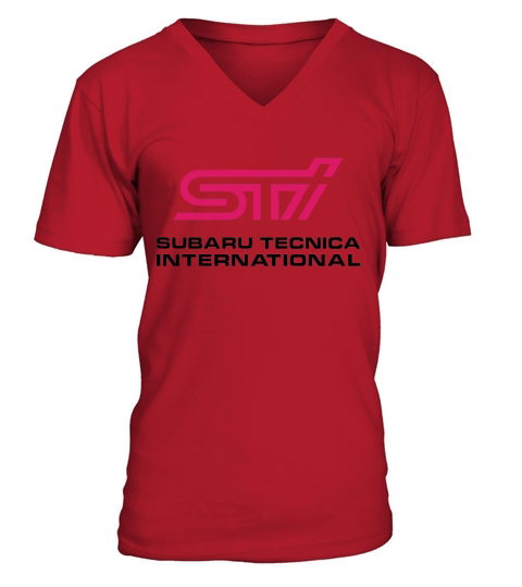Sti Logo V-Neck T-shirt