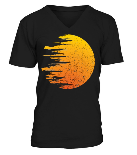 sun vintage V-Neck T-shirt