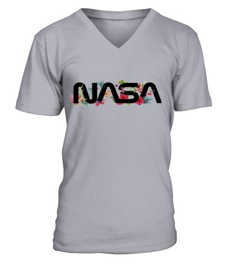 TROPICAL NASA V-Neck T-shirt