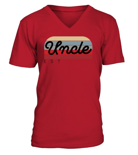 UNCLE Est personnalised hat shirt surfer vintage V-Neck T-shirt