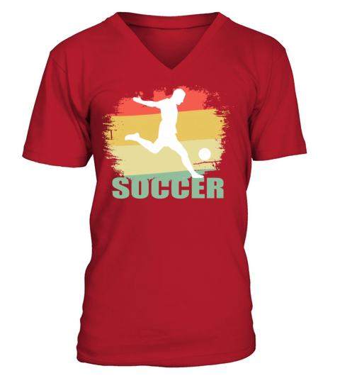 Vintage Soccer Tee V-Neck T-shirt