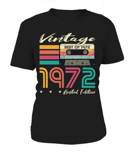 50th birthday vintage 1972 limited edition Women's T-Shirt