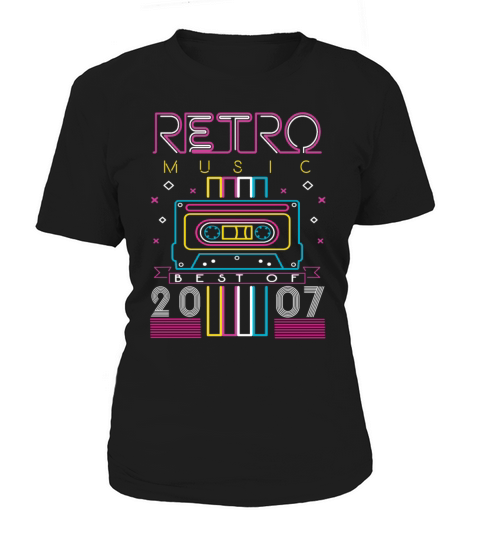 Best Of 2007 Retro Cassette Vintage Birthday Women's T-Shirt