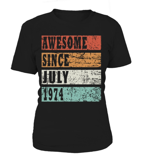 born 1974 july vintage gift Women's T-Shirt