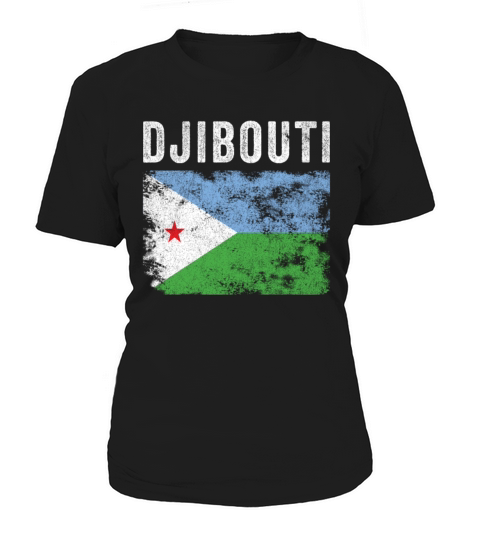 Djibouti Flag Distressed Djiboutian Flag Women's T-Shirt