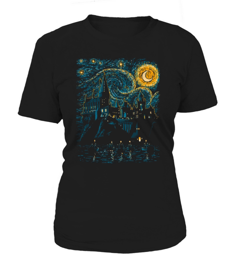 École de Poudlard à la Van Gogh Women's T-Shirt