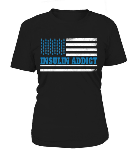 Flag November Insulin Diabetes Awareness Month Women's T-Shirt