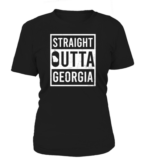 Georgia Peach Straight Outta Georgia Women's T-Shirt