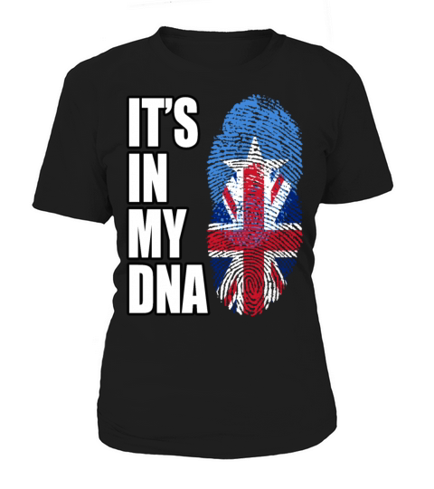Somali And British Vintage Heritage DNA Flag Women's T-Shirt