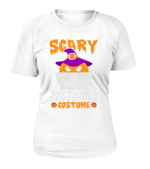 This Is My Scary School Software Developer Halloween Costume Women's T-Shirt