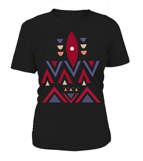 Winter Geometric Abstract Scandi Ethnic Women's T-Shirt