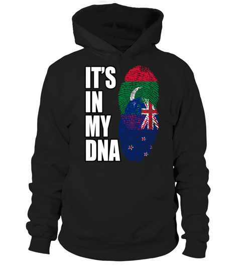 Maldivian And New Zealand Mix Heritage DNA Flag Hoodie Unisex