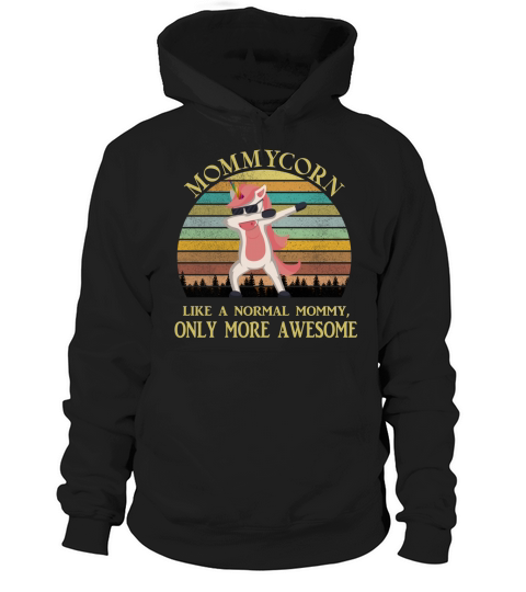 Mommycorn Like A Normal Mommy Only More Awesome Dabbing Unicorn Funny 2020 - Ladies Flowy Tank Hoodie Unisex
