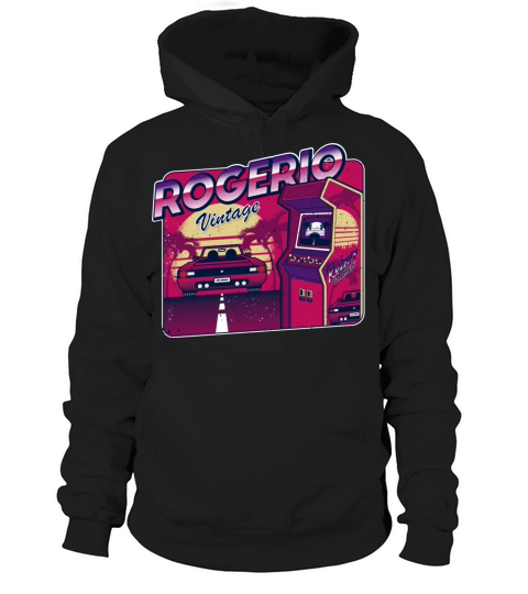 Rogerio - Personalized Vintage Gamer 80s 90s Hoodie Unisex