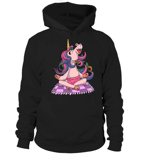 Yoga Unicorn Hoodie Unisex