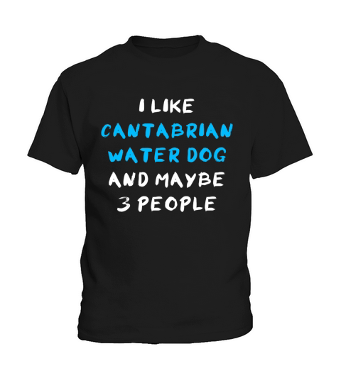 Cantabrian Water Dog Funny Kids T-Shirt