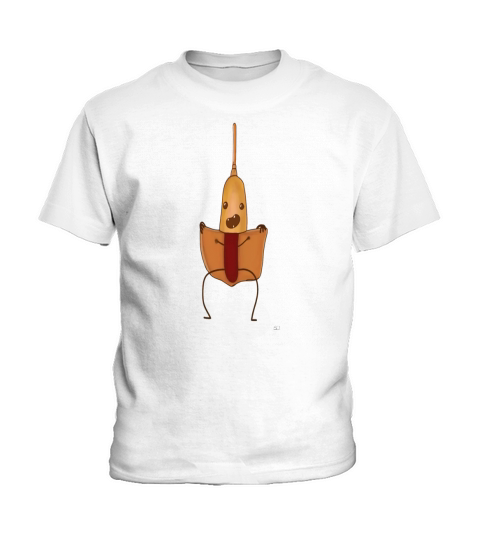 Corn Dog Flasher T-Shirts Kids T-Shirt