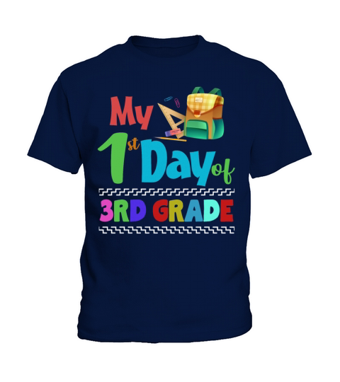 First Day Third Grade Kids Teacher Back To School Kids T-Shirt