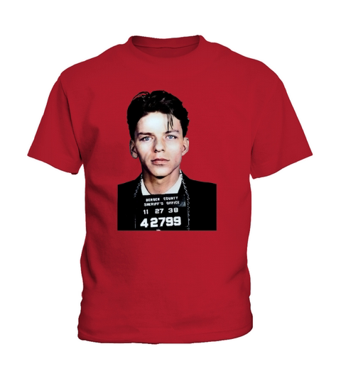 Frank Sinatra Mugshot Colorized Classic Kids T-Shirt