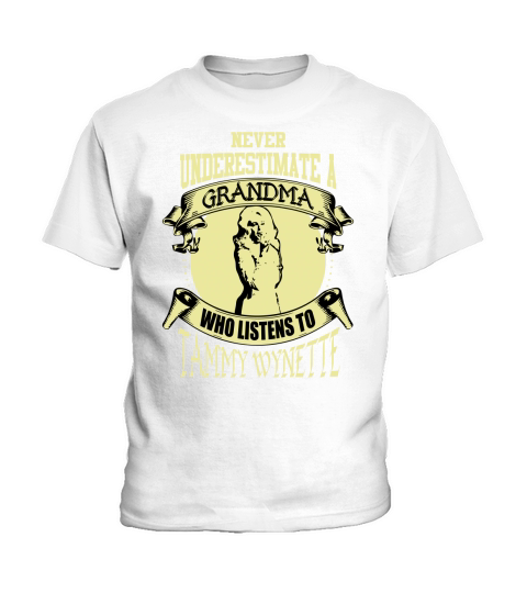 Never Underestimate A Grandma Who Listens To Tammy Wynette Kids T-Shirt