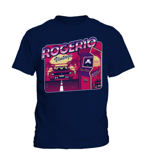 Rogerio - Personalized Vintage Gamer 80s 90s Kids T-Shirt