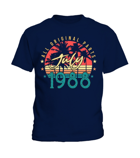 Year Of Construction 1988 July Kids T-Shirt