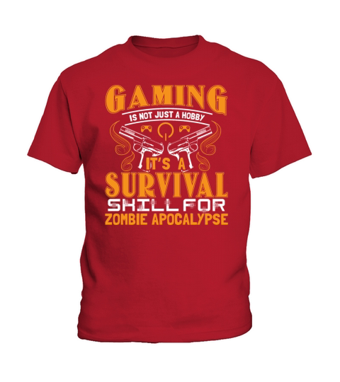 Zombie Apocalypse Guns Funny Gift Idea Kids T-Shirt