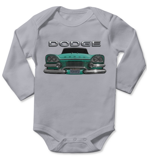 1958 Dodge Coronet Front Green Long Sleeve Baby One-Piece